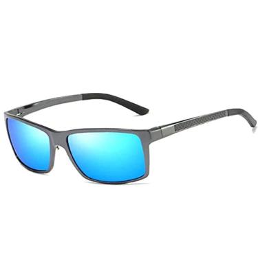 Imagem de Óculos de Sol Masculino BARCUR Design Quadrado de Alumínio Sportivo Proteção uv400