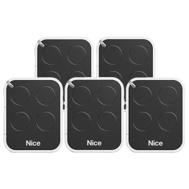 Imagem de Kit 5 Controle Remoto 433,92 MHz Rolling Code 4 Botões Era One Linear HCS - Nice