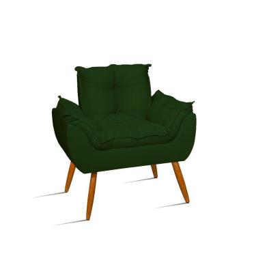 Imagem de Poltronas Decor. Opala Pés Palito Sala verde