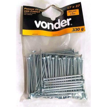 Imagem de Prego De Aço Com Cabeça - Zincado - Vonder