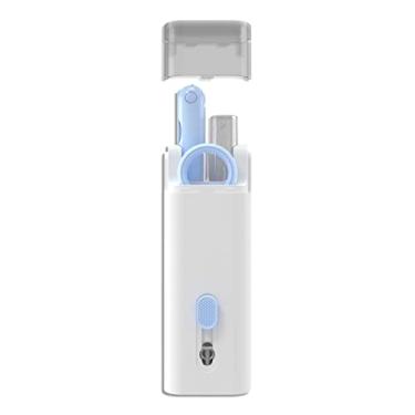 Imagem de limpeza teclado 7 em 1, conjunto limpeza teclado para laptop com pincel teclado, ferramentas limpeza teclado multifuncional, limpeza eletrônicos para laptop, fone ouvido, celular