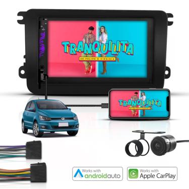 Imagem de Kit Central Multimidia Universal 2 Din Mp5 Android e Carplay Fox G7