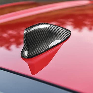 Imagem de FINMOKAL Antena De Barbatana De Tubarão Para Teto De Carro Com Acabamento Em Fibra De Carbono Para Subaru Brz Toyota 86 Scion Fr-S Preto, Fibra De Carbono