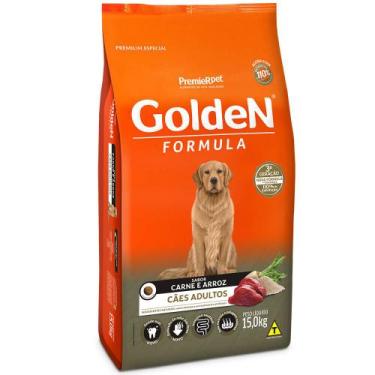 Imagem de Ração Golden Fórmula Para Cães Adultos Sabor Carne E Arroz 15 Kg - Pre