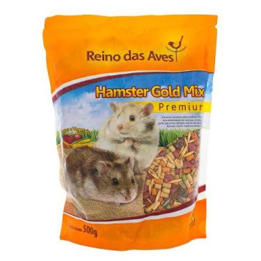 Imagem de Ração Reino Das Aves Hamster Gold Mix Premium 500G