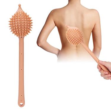 Imagem de Martelo De Presente Para O Corpo Do Pai, Ferramenta De Cuidados De Aniversário Para Ele Para A Saúde Dos Homens Escovas Corporais [Caqui]