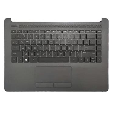 Imagem de Substituição para HP Probook 240 G7 245 246 G7 Laptop Capa Superior Apoio para as Mãos Teclado Sem Retroiluminação Montagem Touchpad Parte 6070B1306305 L44060-001