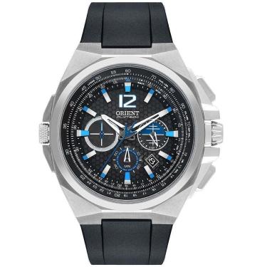 Imagem de Relógio Orient Flytech Mbtpc007 G2Px Titanium Prata Borracha