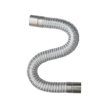 Imagem de shamjina Tubo de Extensão de Combustão Chaminé Aquecedor de Gás de Ventilação Acessórios para Tubos de Exaustão Fogão Tubo para Acampamento Aquecedor D, 5xmx1,5m