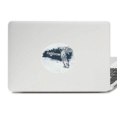 Imagem de Adesivo de vinil Hip-Hop Freedom Religion Angel Pattern Graphic Laptop Adesivo Notebook