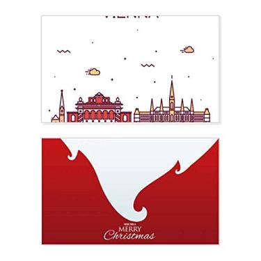 Imagem de Vienna Áustria — Cartão de felicitações com mensagem de Natal
