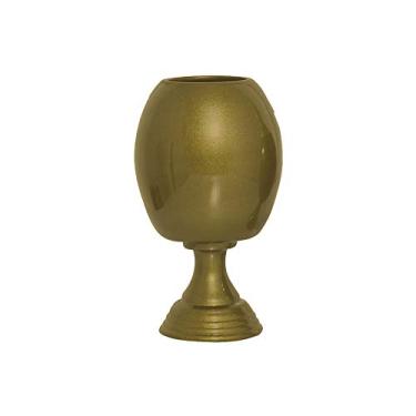 Imagem de Vaso Taça Veneza Peq Ceramicas Pegorin Bronze Pequeno