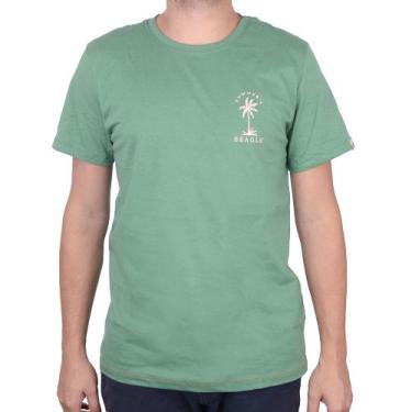 Imagem de Camiseta Masculina Beagle Mc Estampada Verde Mantra - 05400
