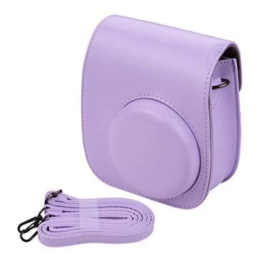 Imagem de Chusui Portátil Câmera Instantânea Estojo para Bolsa Bolsa em Couro PU com Alça Compatível com Fujifilm Fuji Instax Mini 11 ZL