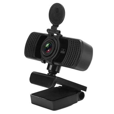 Imagem de Mini Webcam USB, Mini Webcam Full HD de 2K Com Microfone, Suporta 4 Milhões de Pixels HD e Rotação de 360 Graus, para Videoconferências Ao Vivo, para PC, Computador e Laptop (PC-06)