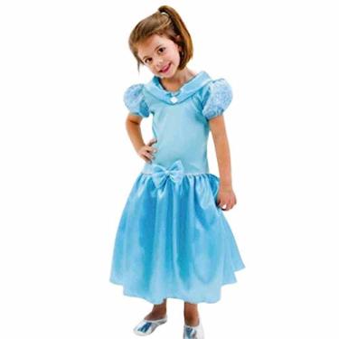 Imagem de Vestido Fantasia Infantil Princesa Elsa Frozen 4 ao 10 (8)