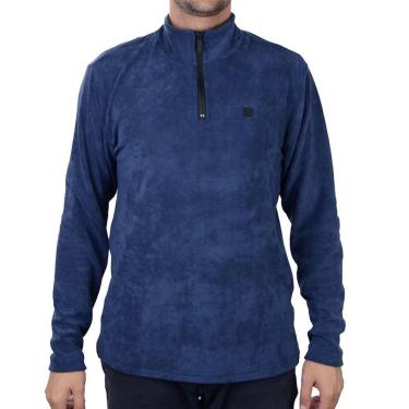 Imagem de Blusa Masculina Freesurf Moletom Fleece Azul -  111002082-Masculino