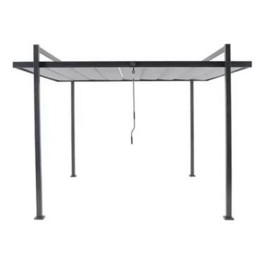 Imagem de Pergolado De Alumínio Tenda Retrátil 308x350cm - Marbella