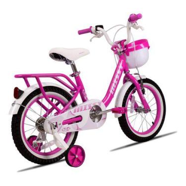 Imagem de Bicicleta Infantil Aro 16 Rosa Missy Menina Pink - Pro-X