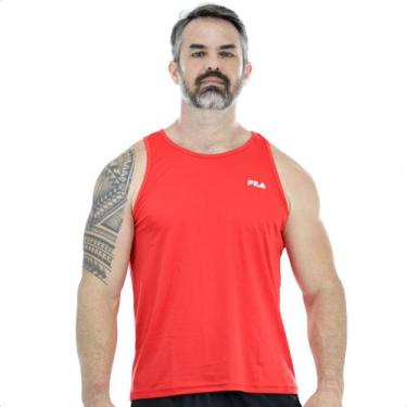 Imagem de Regata Fila Basic Sports Polygin Vermelha - Masculina