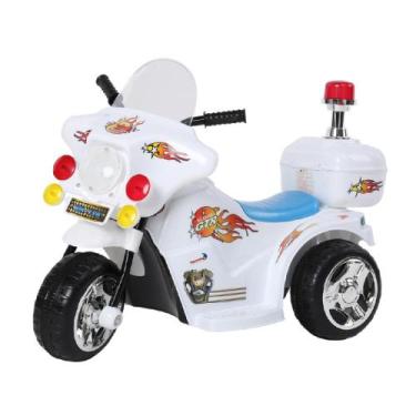 Imagem de Mini Moto Elétrica Triciclo Infantil Polícia Várias Cores Importway