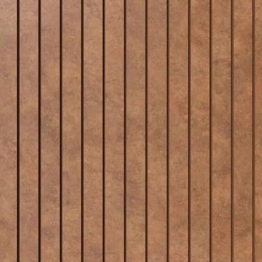 Imagem de Painel Ripado Laminado Urban Plus em EVA Meu Rodapé Autocolante 10cm Bronze - Rolo Com 2,5 Metros