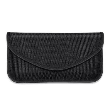 Imagem de Faraday Bag Bolsa Faraday, Preta, Bolsas Faraday Para Laptop E Tablets Bloqueador De Jammer De Sinal, Bolsas Faraday Para Telefones, Bolsas Faraday À Prova De EMP, (Color : Black, Size : 20cmx10cm)