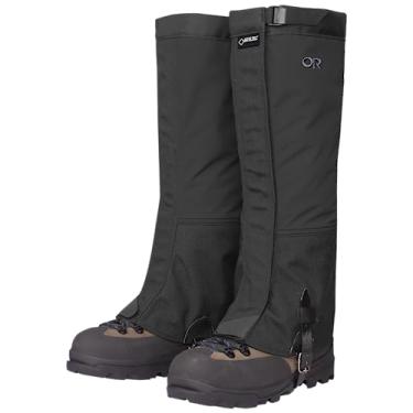 Imagem de Polainas de crocodilo masculinas Outdoor Research, Preto, Medium (6-9)