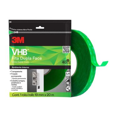 Imagem de Fita Adesiva Dupla Face VHB4910  19mm X 20m H0002317875 - 3M 3M