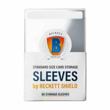 Imagem de Arcane Tinmen Beckett Shield: Storage Sleeves Standard 50 CT – Compatible with Pokemon, Yugioh, & Magic The Gathering Card Sleeves (AT-90201)