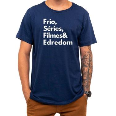 Imagem de Camiseta Frase Frio Séries Filmes Criativa Engraçada-Unissex