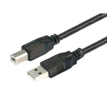 Imagem de Monoprice Cabo USB-A para USB-B 2.0 107643 - Ativo 28/24AWG Preto, 15 metros