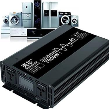 Imagem de Inversor de onda senoidal pura 12v 24v 48v 60v a 220v 230v 240v, conversor de energia para carro, trailer, caminhão, barco, camping, casa, van, 7000w, 24v