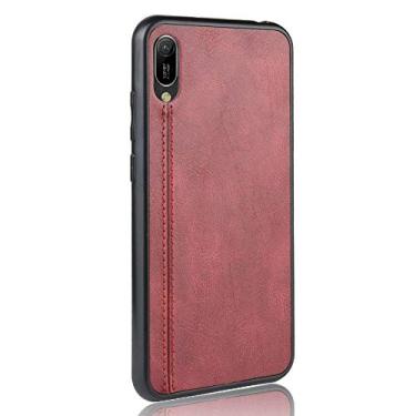 Imagem de Capa para celular Huawei Enjoy 9E Capa protetora robusta 360° Capa de couro suave para Huawei Enjoy 9E