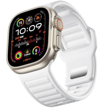 Imagem de Negatta Pulseira esportiva de substituição para Apple Watch Ultra 2/Ultra de 49 mm séries 10 de 46 mm 9/8/7 de 45 mm SE2/SE/6/5/4 de 44 mm 3/2/1 de 42 mm