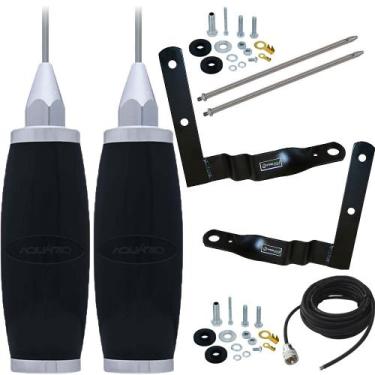 Imagem de 2 Antena Móvel PX Marinox 2,70 Mts B-2003p + Suporte Volkswagen Conste