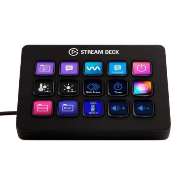 Imagem de Mesa controladora Streaming Elgato Stream Deck MK.2, 15 teclas LCD, US