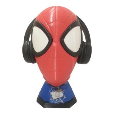 Imagem de Suporte Para Fone de Ouvido Homem Aranha - Tecnoarte 3d