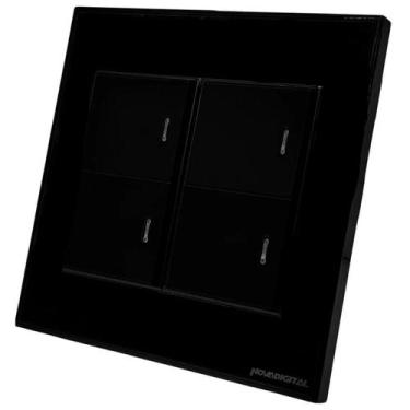 Imagem de Interruptor Inteligente Zigbee 4 Teclas Física Novadigital - Novadigit