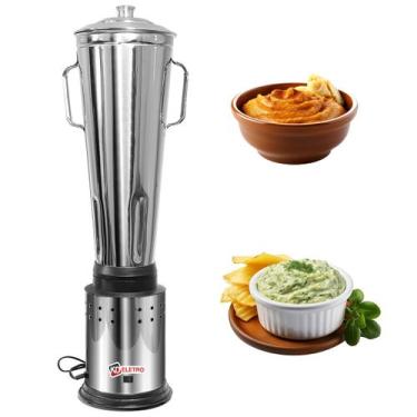 Imagem de Liquidificador Industrial Baixa Rotação 10 Litros Prata com Jarra de A