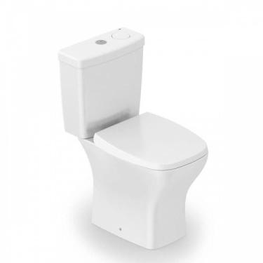 Imagem de Kit Vaso Sanitário Com Caixa Acoplada E Assento Vip Branco Smart Clean