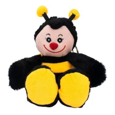 Imagem de Chaveiro De Pelúcia Para Carro Com Ventosa Abelha - 23cm - Foffy, BBL8