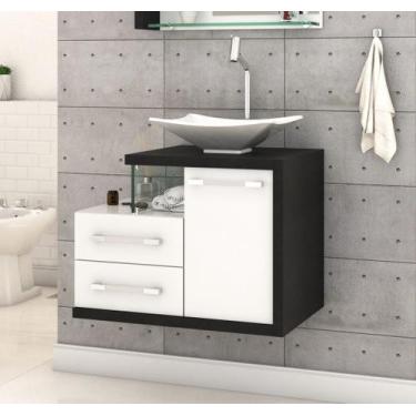 Imagem de Gabinete Armário p/Banheiro (Balcão C/cuba L38) Legno 650 - Compace, B