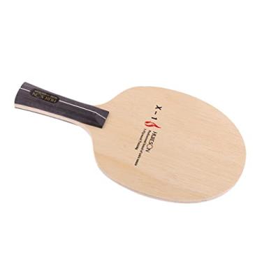 Imagem de SM SunniMix 1 peça 5 camadas raquete de tênis de mesa esportiva de madeira Pong Shakehand Paddle para