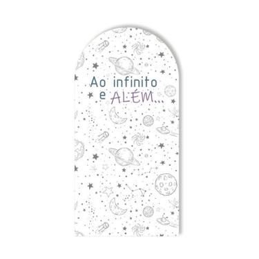 Imagem de Painel Sublimado Vertical Romano Ao Infinito e Além Espaço Estrelas De