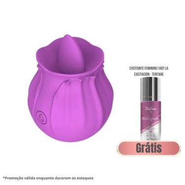 Imagem de Kit Estimulador Clitoriano com Movimento Tulipa Lovetoys e  Excitante 