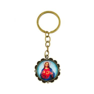 Imagem de Chaveiro Imagem Sagrado Coração De Jesus 3.5cm  - Taimes
