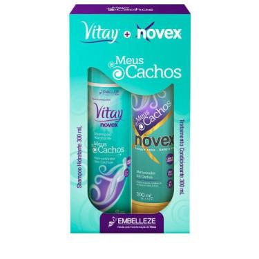 Imagem de Kit Novex Shampoo+Condicionador Meus Cachos 300ml
