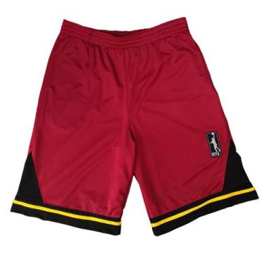 Imagem de Bermuda Basquete Masculina M10 Dunk Triangle, Grená, M