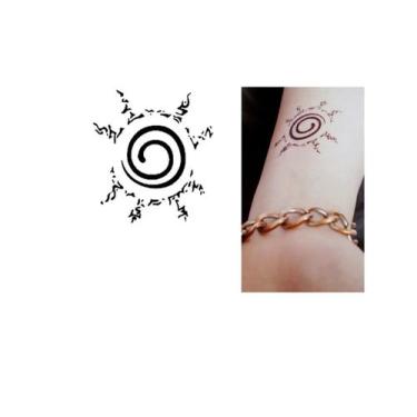 Imagem de Tatuagem Temporaria Anime Naruto Símbolos Cosplay - 3I